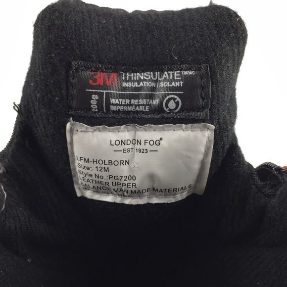 London Fog LFM-Holborn 3M Water Resistant Boots - Picture 9 of 9